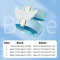 Premium Angel Wings Pet Harness & Leash Set - Blue M