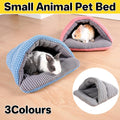 Semi-Enclosed Pet Sleeping Bag for Small Animals - 32cm x 30cm x 16cm - Blue - SuperSaverAU - view 1
