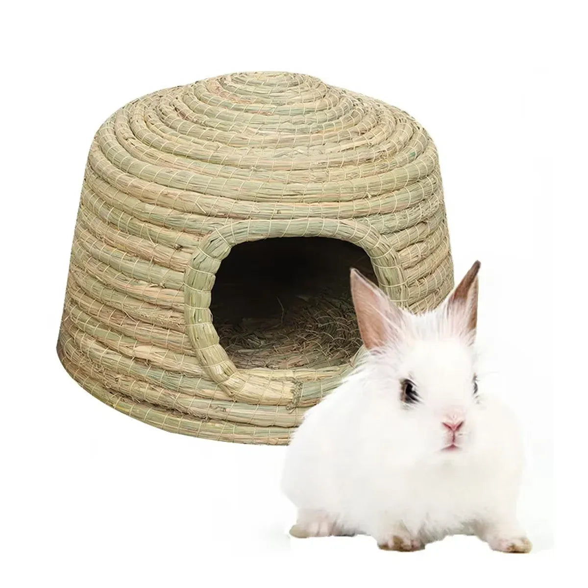 Premium Natural Straw Small Pet Grass Nest Hideout