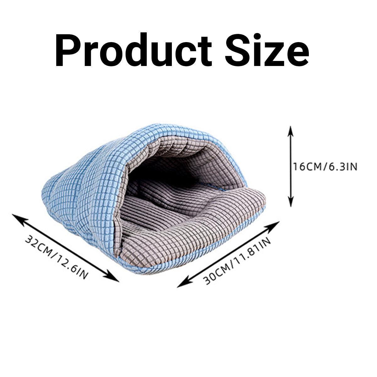 Semi-Enclosed Pet Sleeping Bag for Small Animals 32cm - Pink - SuperSaverAU - view 3