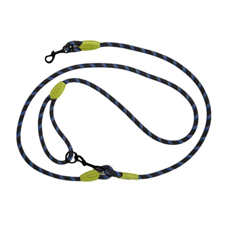 Premium Hands-Free Crossbody Dog Leash - Black 230cm