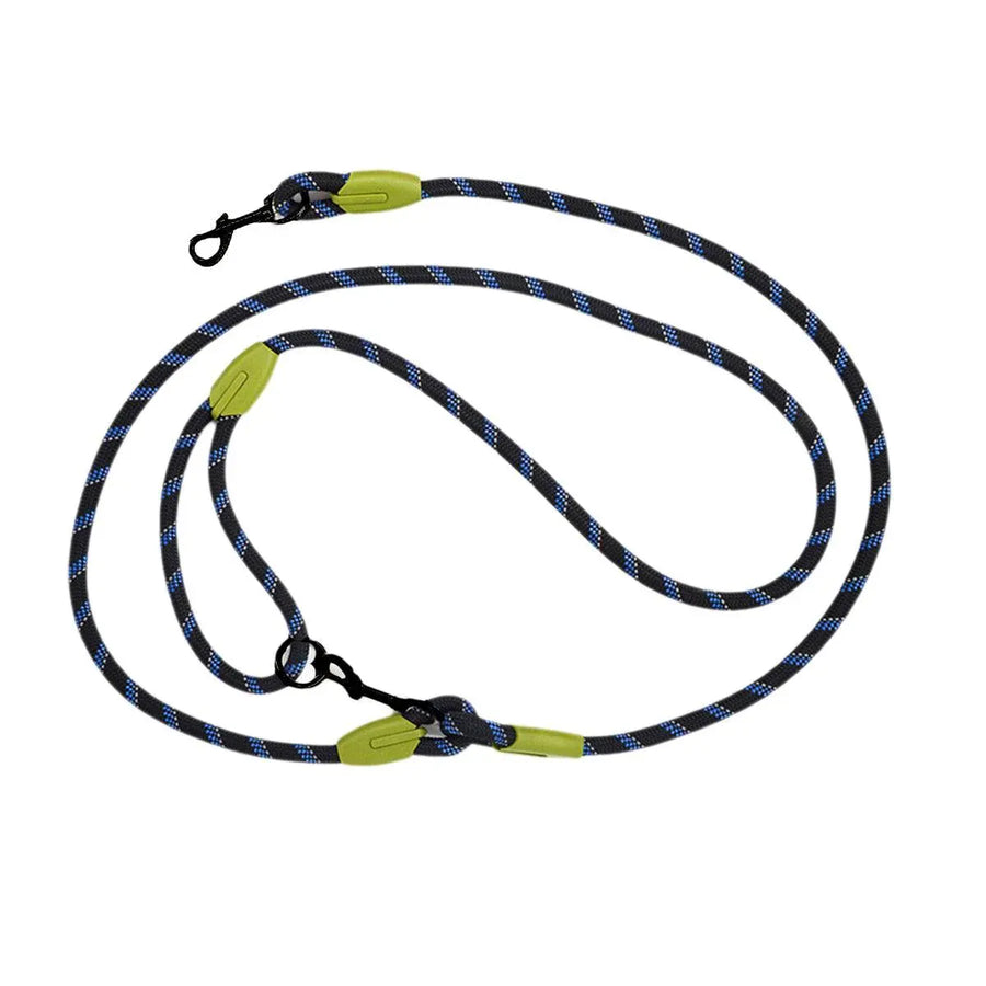 Premium Hands-Free Crossbody Dog Leash - Black 230cm