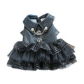 Pet Leather Skirt Outfit for Small Dogs and Cats - XS, Sequins, Autumn Winter - SuperSaverAU - view 2