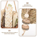 Premium Small Pet Teething Stick Set with Hanging Woven Basket