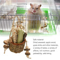 Premium Small Pet Teething Stick Set with Hanging Woven Basket