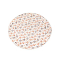 Round Waterproof Dog Pad - Non-Slip, Machine Washable, Khaki & White - 55cm - SuperSaverAU - view 6