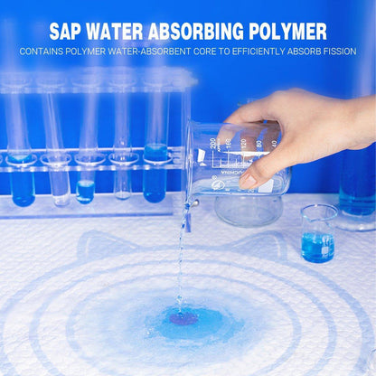 Large Puppy Dog Training Pads - Absorbent Thickened Pee Pads Mat Indoor - M (60*45cm) - 50PCS