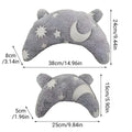 Premium U-Shaped Pet Neck Support Pillow - Grey L