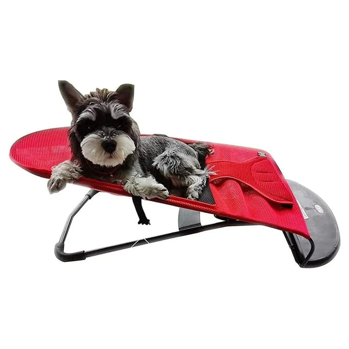 Premium Foldable Pet Rocking Chair Bed - Black