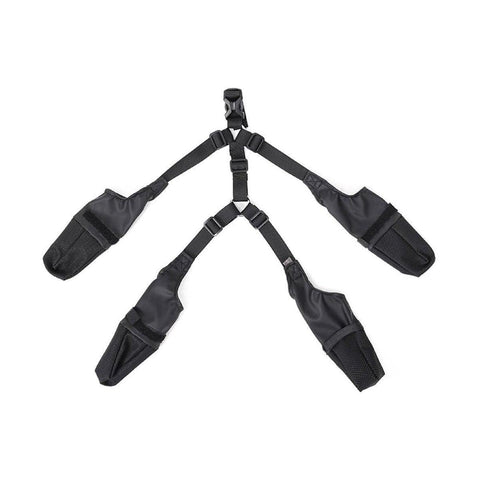Waterproof Dog Shoes Anti-Slip with Adjustable Suspenders - M - SuperSaverAU - view 2