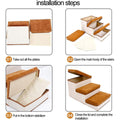 Premium Brown Foldable 3-Tier Pet Stairs with Storage - 20kg Capacity