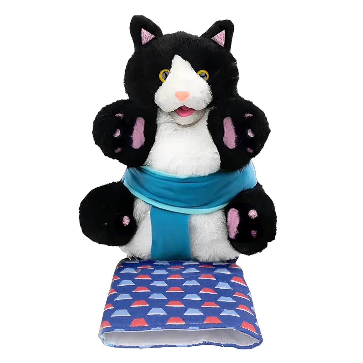 Premium Wrestler Cat Interactive Hand Puppet Toy - 20 x 50cm
