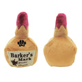 Premium Plush Wine Bottle Squeaky Dog Toy