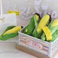 Premium Simulation Corn Dog Chew Toy with Slow Feeding Pocket