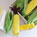 Premium Simulation Corn Dog Chew Toy with Slow Feeding Pocket