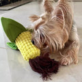 Premium Simulation Corn Dog Chew Toy with Slow Feeding Pocket