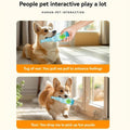 Premium Wine Bottle Dog Chew Toy with Tennis Ball - Red L