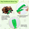 Premium Green Dog Chew Teething Toy with Treat-Dispensing Centre