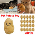 20PCS Handmade Squeaky Plush Potato Doll Toys for Dogs & Cats, 8.5cm - SuperSaverAU - view 1