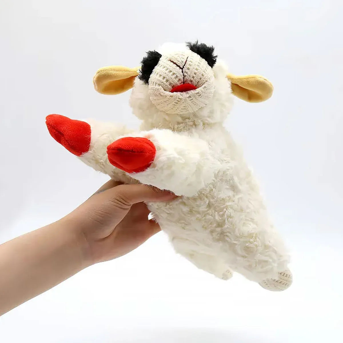 Premium Lamb Plush Squeaky Dog Toy for Small Dogs