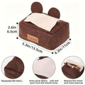 Premium Dog Sniff Training Toy Plush Treat Hiding Aid - Brown