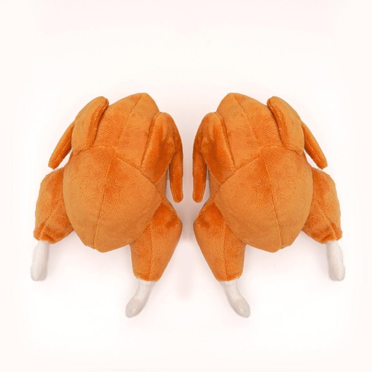 Premium Plush Roast Chicken Squeaky Dog Toy for Interactive Play