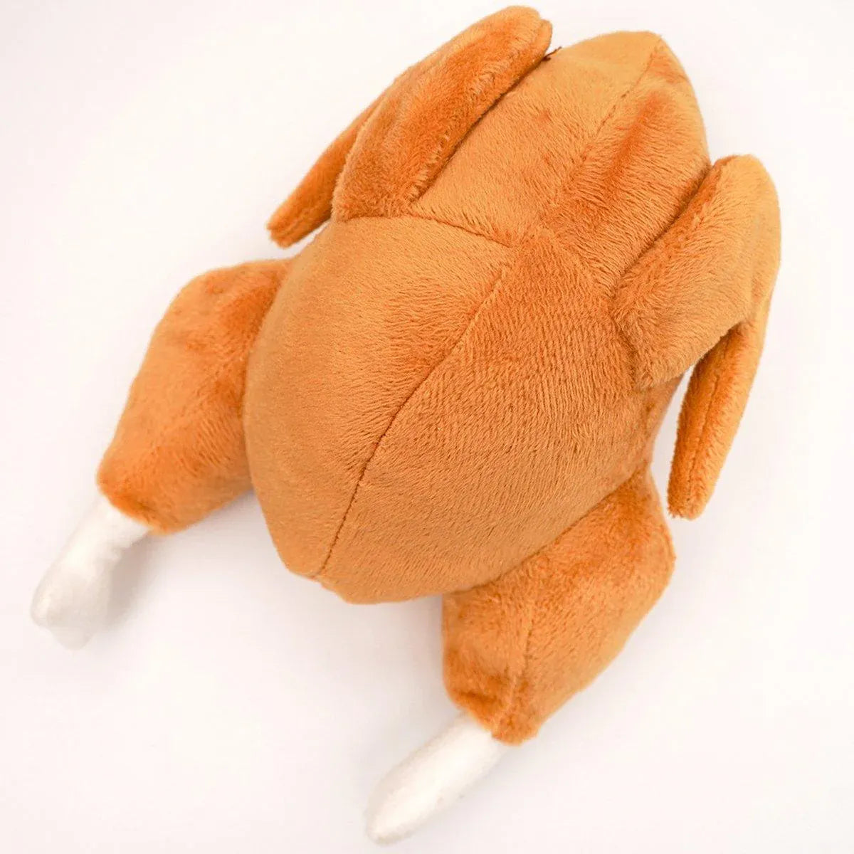 Premium Plush Roast Chicken Squeaky Dog Toy for Interactive Play