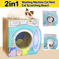 Durable Cat House & Scratching Board, 16.92 x 11.81 x 17.32 inches, Eco-Friendly Design - SuperSaverAU - view 1