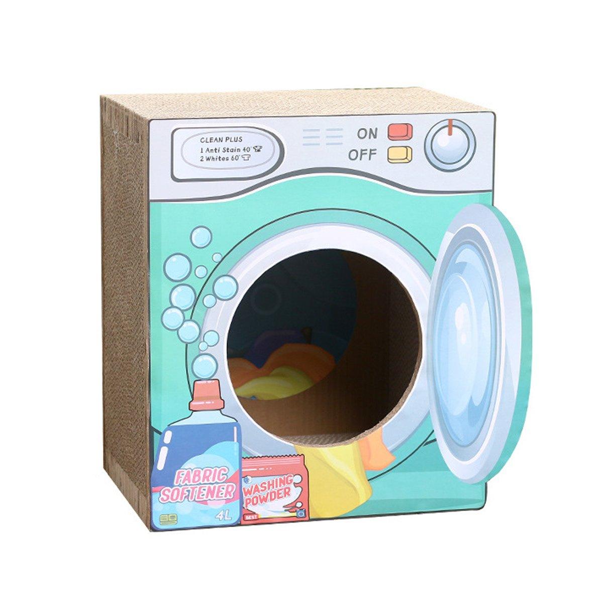 Durable Cat House & Scratching Board, 16.92 x 11.81 x 17.32 inches, Eco-Friendly Design