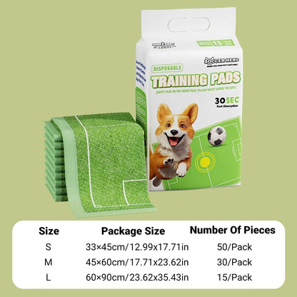 Dog Training Pads Bullseye Design, Leakproof, L Size, 15 PCS