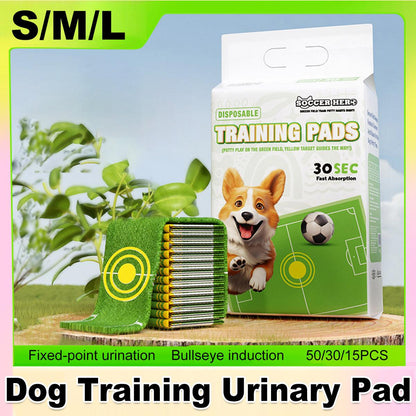 Dog Training Pads Bullseye Design, Leakproof, S-50PCS, High Absorbency