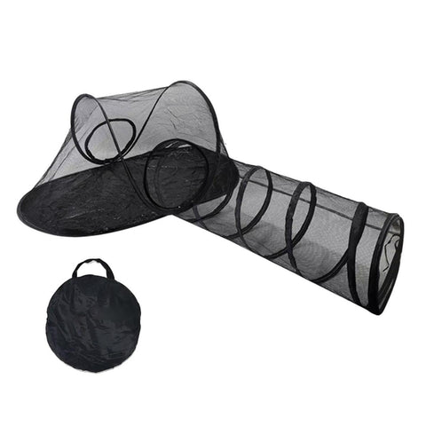 Foldable Outdoor Pet Tent & Tunnel Set, 120x64x51 cm, Portable, Durable Mesh - SuperSaverAU - view 2