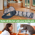 Foldable Outdoor Pet Tent & Tunnel Set, 120x64x51 cm, Portable, Durable Mesh - SuperSaverAU - view 5