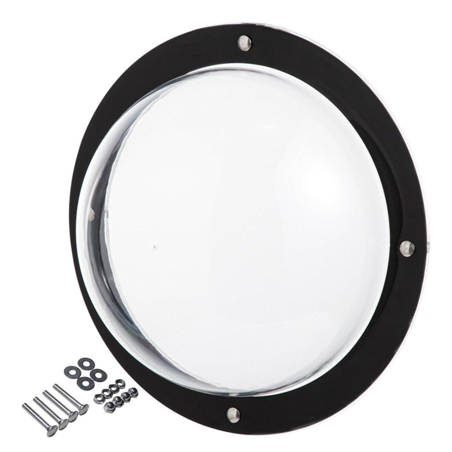 Premium Dog Porthole Fence Window Clear Acrylic Peek View - 28cm