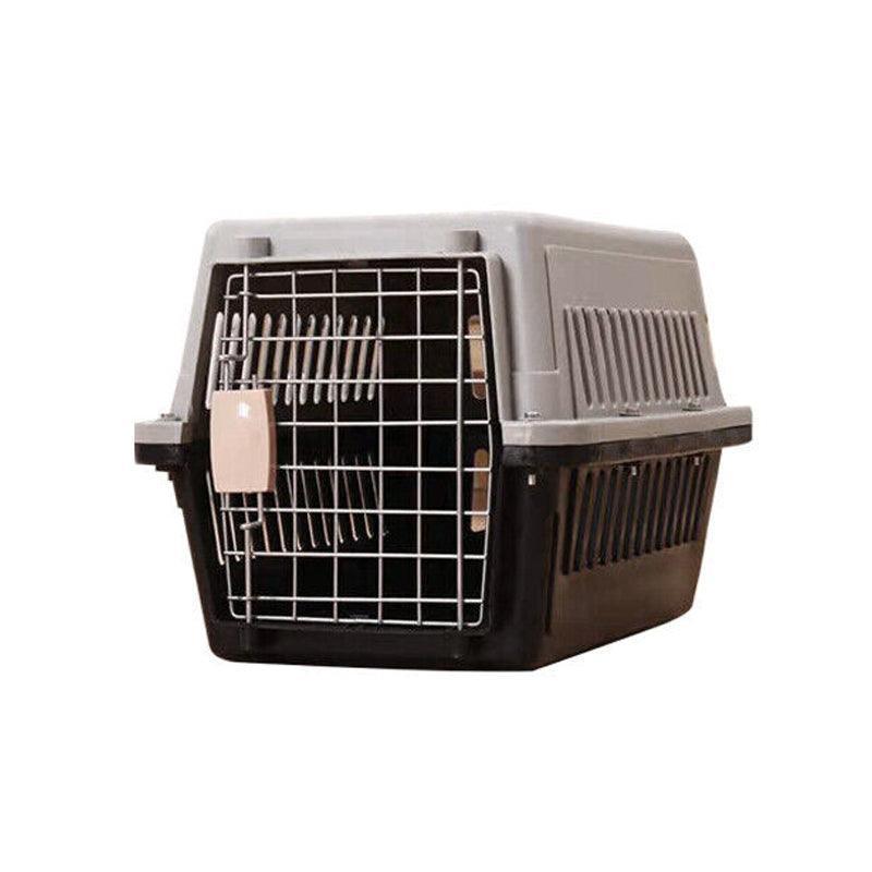 Premium Portable Pet Travel Carrier Crate - Black