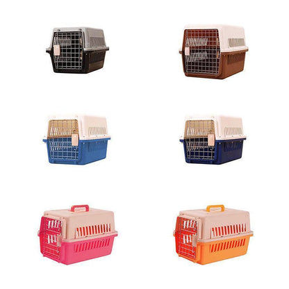 PETAIRBO Blue S Size Portable Pet Carrier Tote Crate for Travel & Home