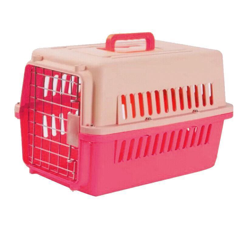 PETAIRBO Pink S Size Portable Dog Cat Rabbit Travel Carrier - Lightweight & Durable - SuperSaverAU - view 4