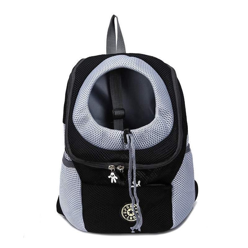 Pet Carrier Backpack - S Size, Portable Shoulder Bag for Dogs & Cats - Black