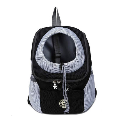 Pet Carrier Backpack - S Size, Portable Shoulder Bag for Dogs & Cats - Black