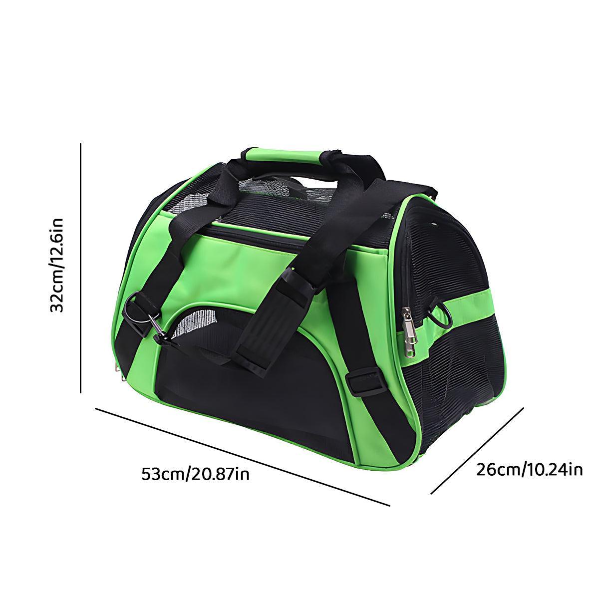 Pipers Portable Pet Carrier Bag - Large, Waterproof, Breathable, Airline Approved - Blue - SuperSaverAU - view 3