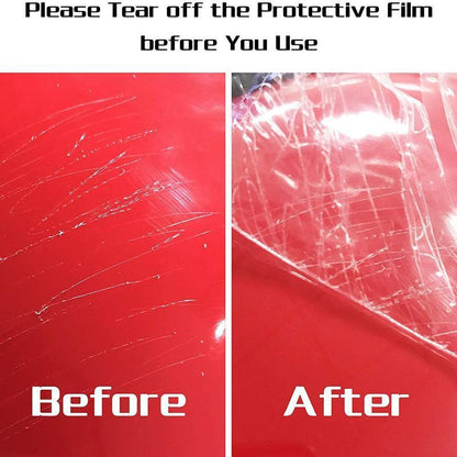 Transparent Space Dog Backpack Carrier for Small Pets - Waterproof, Breathable, Red with White