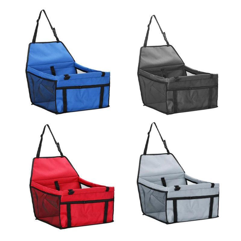 Pet Car Booster Seat Travel Carrier Basket for Cats Dogs - 40x30x25cm, Secure Design - SuperSaverAU - view 2