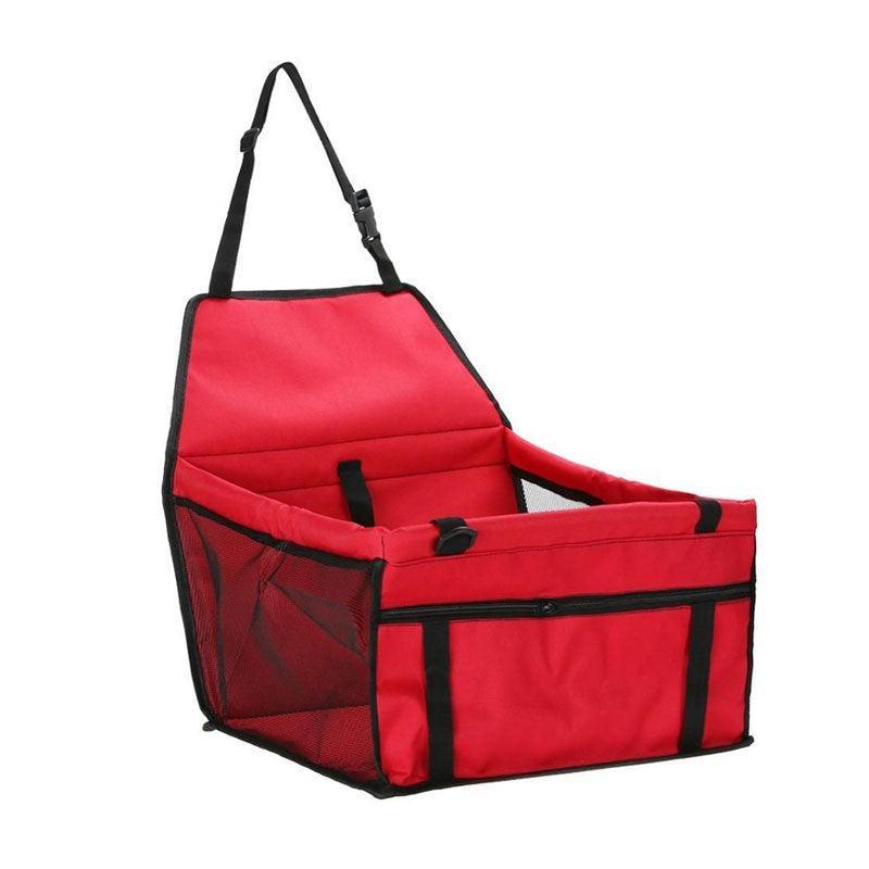 Pet Car Booster Seat Travel Carrier Basket for Cats Dogs - 40x30x25cm, Blue - SuperSaverAU - view 8