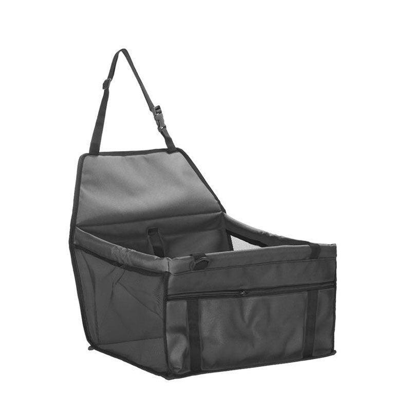 Pet Car Booster Seat Travel Carrier Basket for Cats Dogs - 40x30x25cm, Grey - SuperSaverAU - view 6