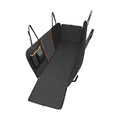 Premium Black Waterproof Pet Car Hammock with Mesh Window