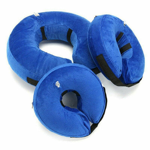 Pet Dog Inflatable Soft Healing Collar Cone - L (40*40CM) - Lightweight, Adjustable - SuperSaverAU - view 2