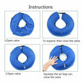 Premium Inflatable Pet Healing Collar Soft Cone - Blue S