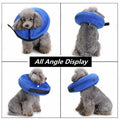 Premium Inflatable Pet Healing Collar Soft Cone - Blue S