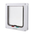 V528 4-Way Lockable Pet Door for Cats & Small Dogs - White, Large Size - SuperSaverAU - view 2