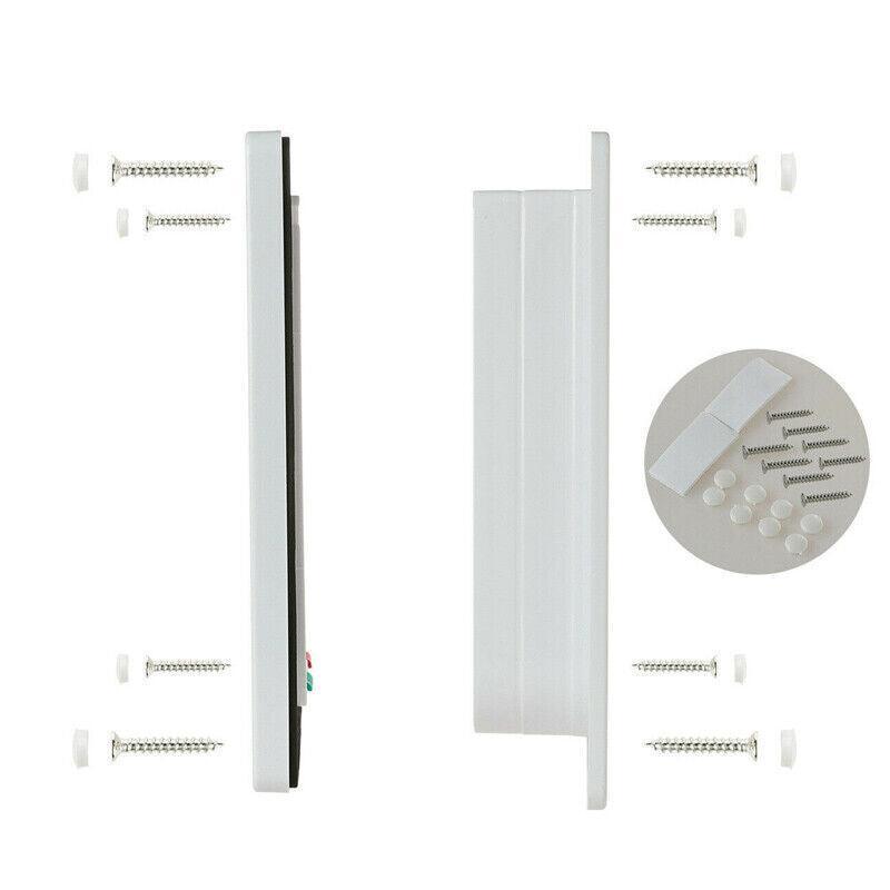 V528 4-Way Lockable Pet Door for Cats & Small Dogs - White, Large Size